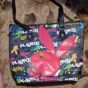 PLAYBOY Multicolor Graphic Tote